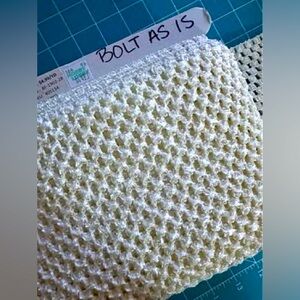 6” Crochet Ivory Trim Elastic for Tutu dresses